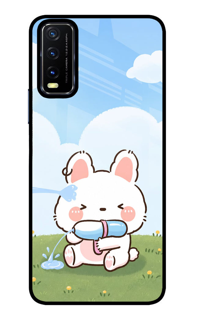 Bunny Treat Vivo Y20/Y20i Glass Case