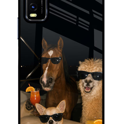 Party Squad Vivo Y20/Y20i Glass Case