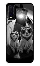 Hood Cats Vivo Y20/Y20i Glass Case