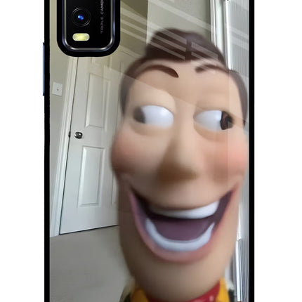 Side Eye Woody Vivo Y20/Y20i Glass Case