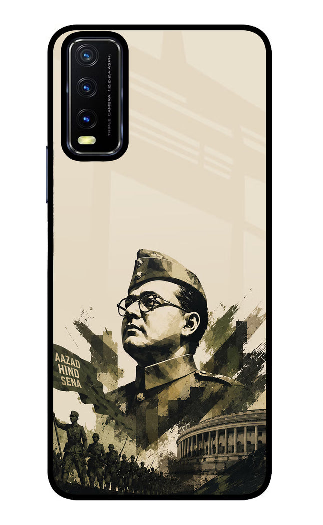 Netaji Rising Vivo Y20/Y20i Glass Case