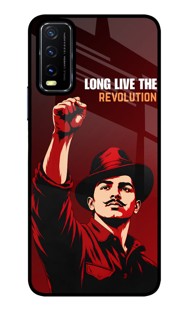 Bhagat Singh Revolution Vivo Y20/Y20i Glass Case