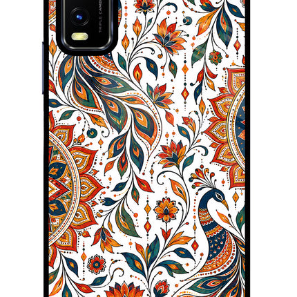 White Mayura Vivo Y20/Y20i Glass Case