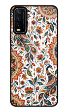 White Mayura Vivo Y20/Y20i Glass Case