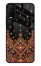 Noir Mehfil Vivo Y20/Y20i Glass Case