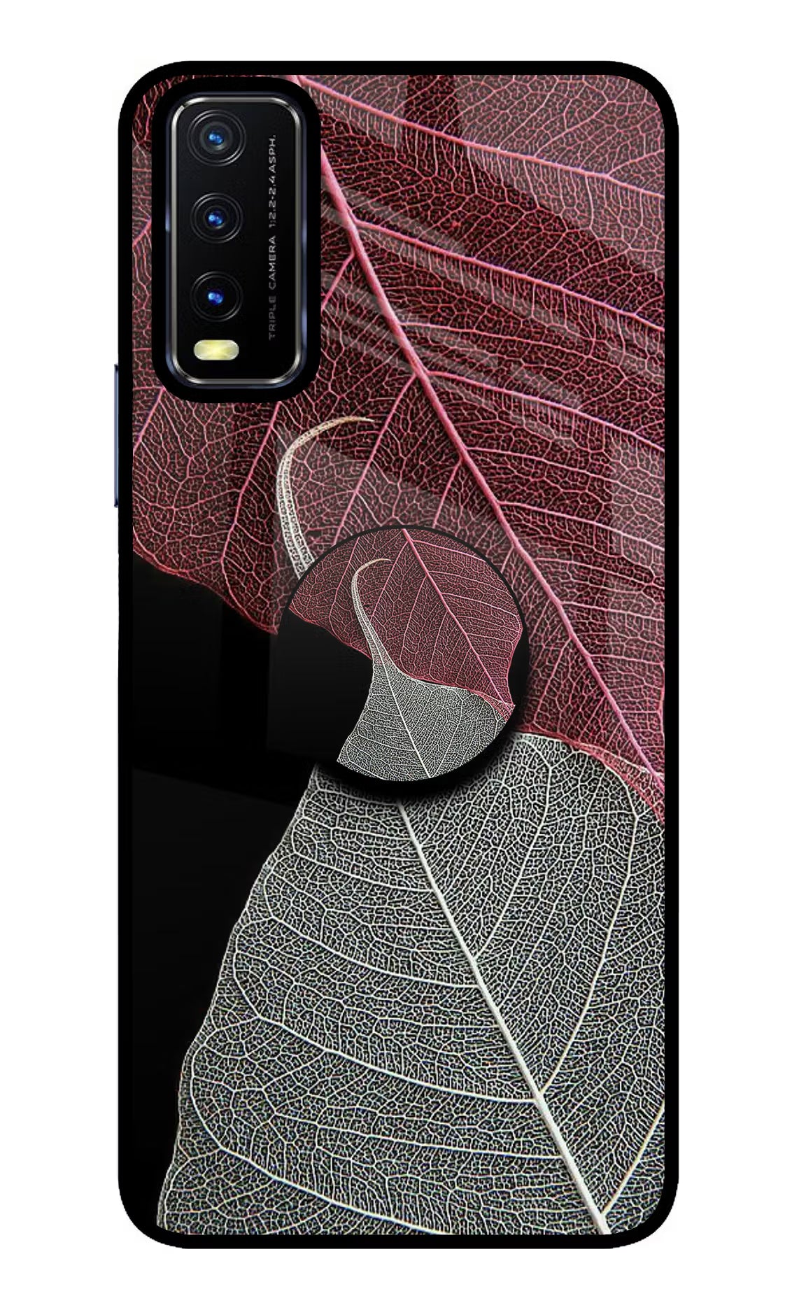 Leaf Pattern Vivo Y20/Y20i Pop Case by Casekaro