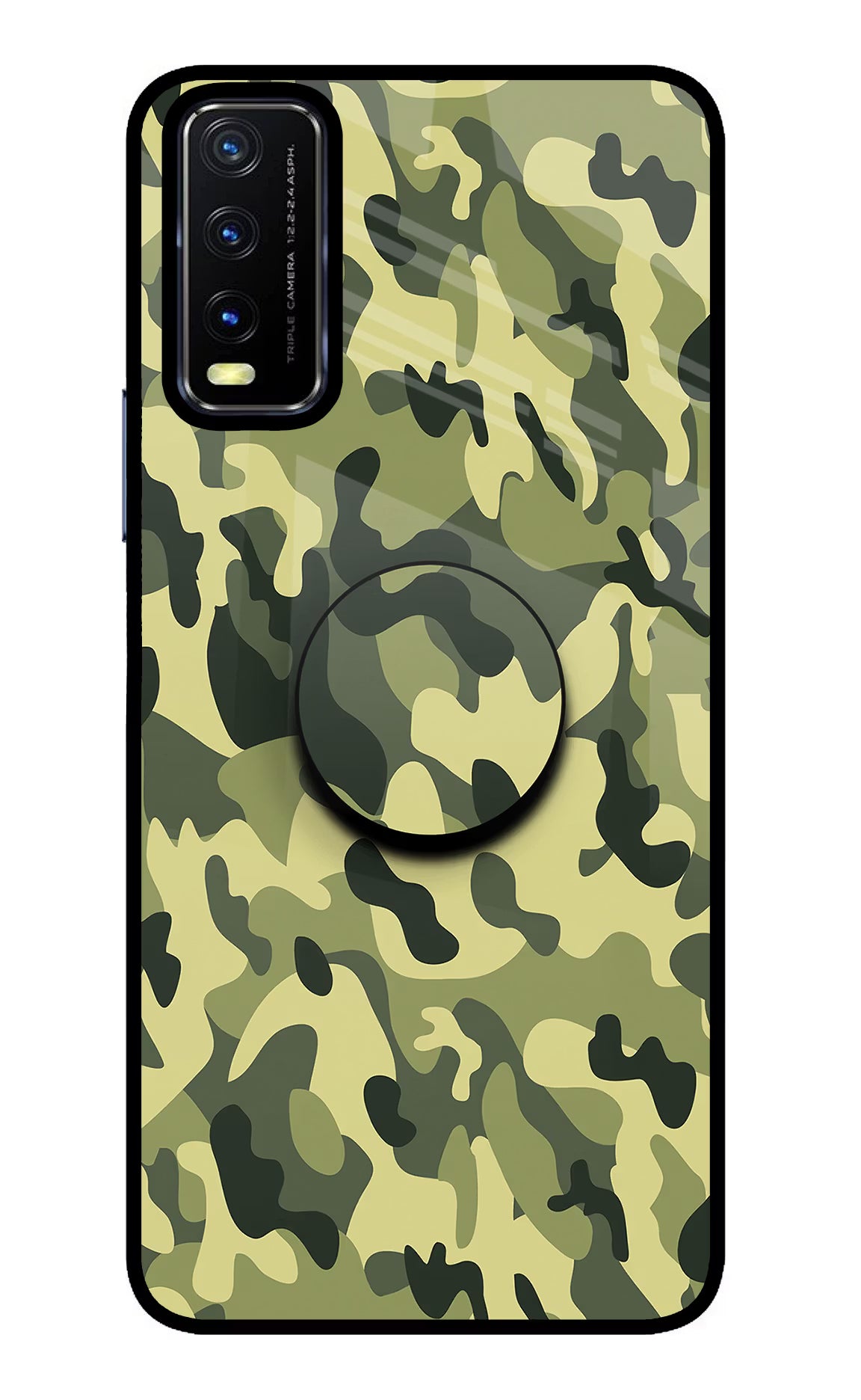 Camouflage Vivo Y20/Y20i Pop Case by Casekaro