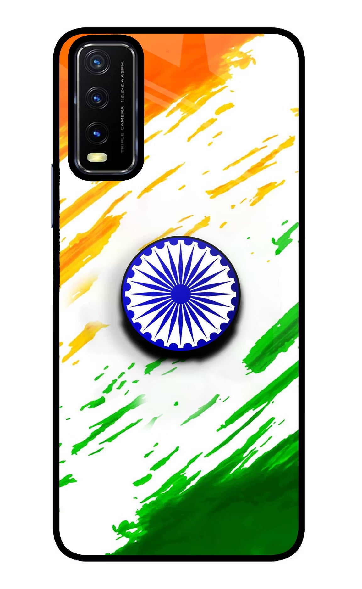 Indian Flag Ashoka Chakra Vivo Y20/Y20i Pop Case by Casekaro