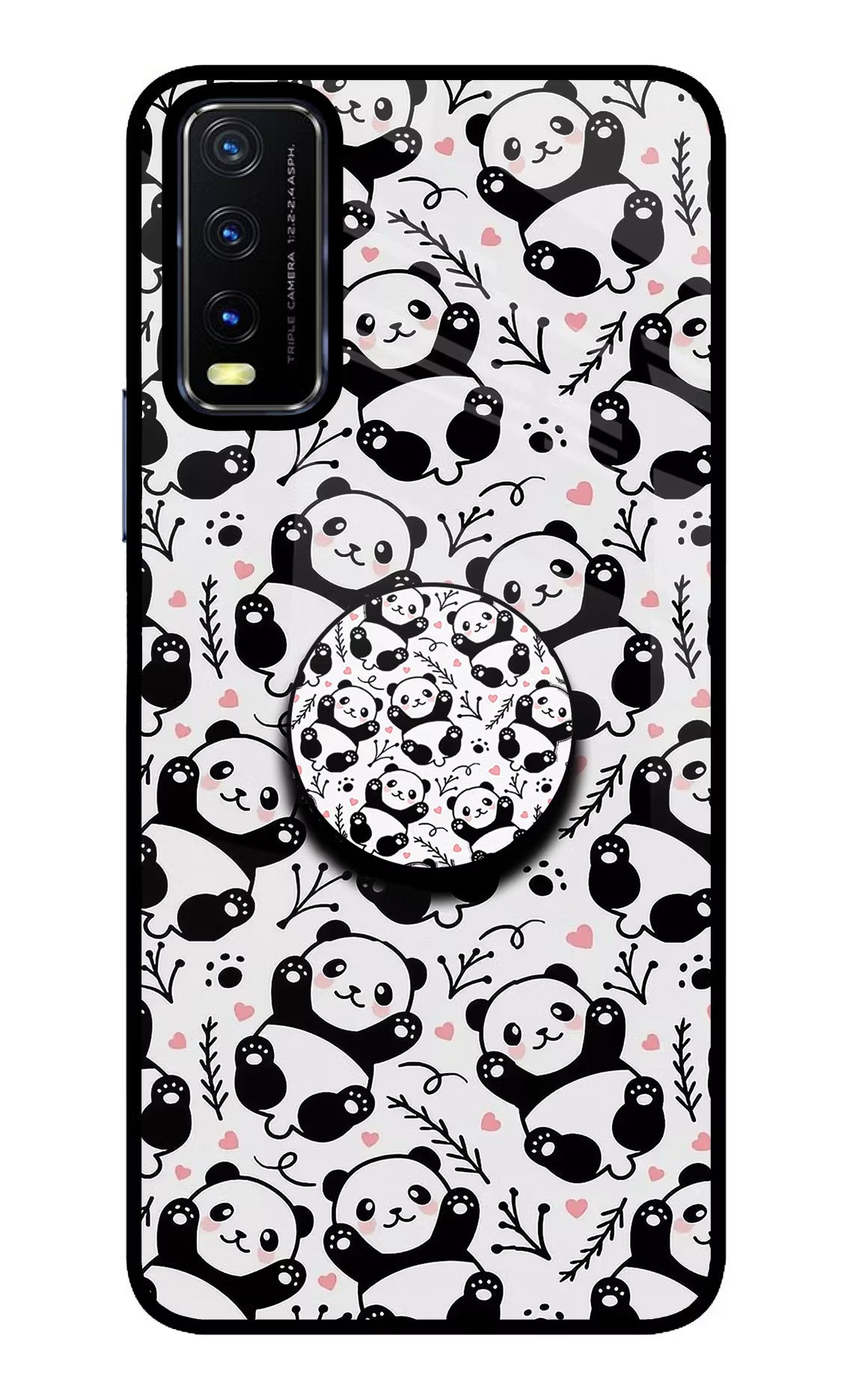 Cute Panda Vivo Y20/Y20i Pop Case by Casekaro