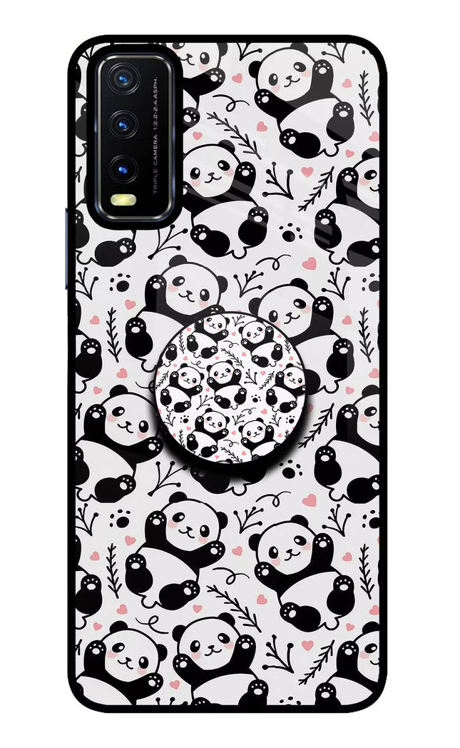 Cute Panda Vivo Y20/Y20i Pop Case by Casekaro