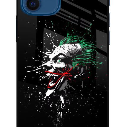Joker iPhone 12 Glass Case Back Cover by Casekaro