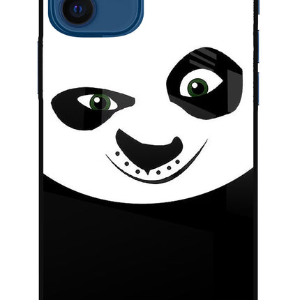 Panda iPhone 12 Glass Case Back Cover by Casekaro