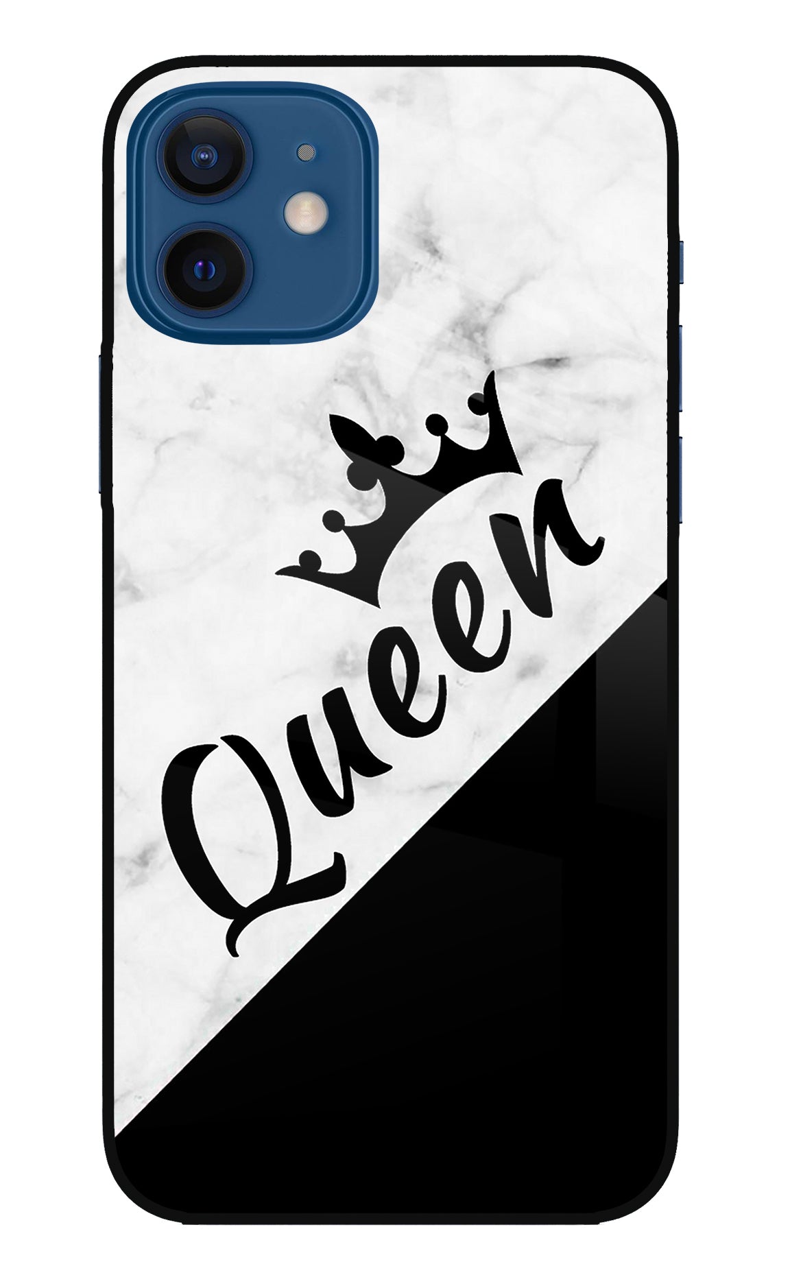 Queen iPhone 12 Glass Case