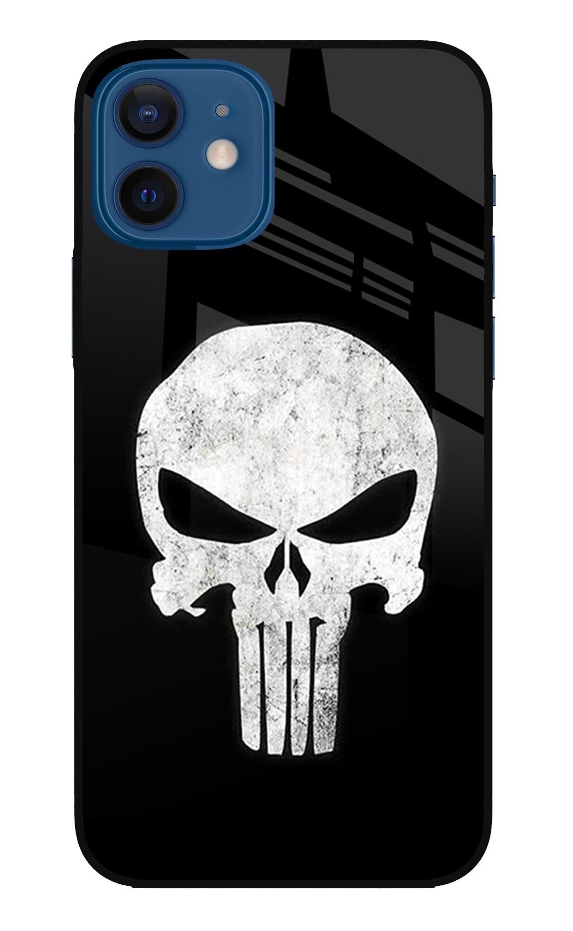 Punisher Skull iPhone 12 Glass Case