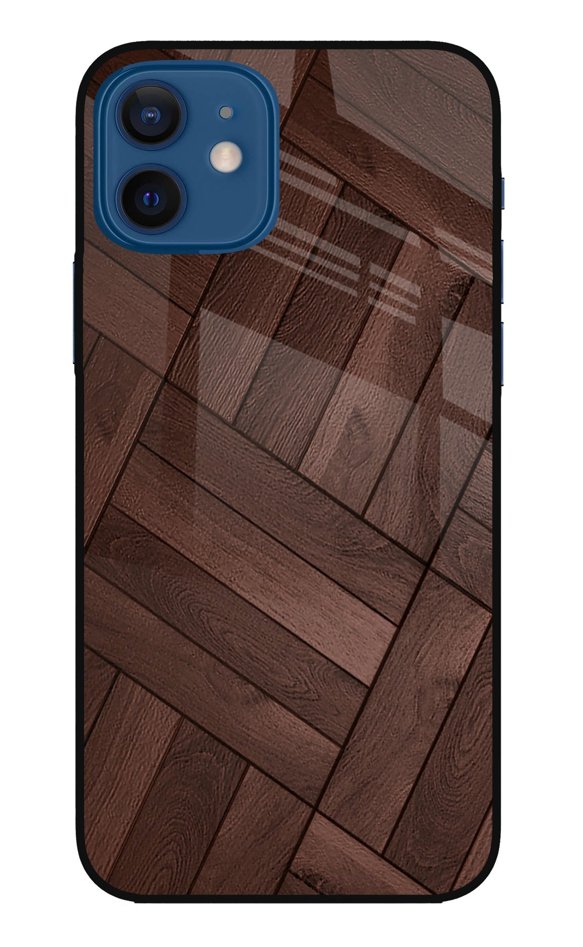 Wooden Texture Design iPhone 12 Back Cover