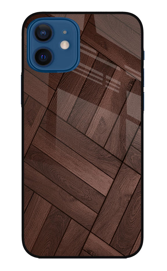 Wooden Texture Design iPhone 12 Glass Case