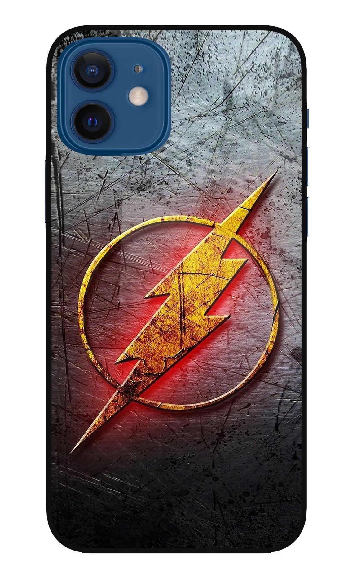 Flash iPhone 12 Glass Case Back Cover by Casekaro