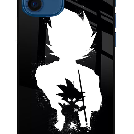 Goku Shadow iPhone 12 Glass Case