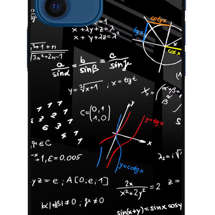 Mathematics Formula iPhone 12 Glass Case