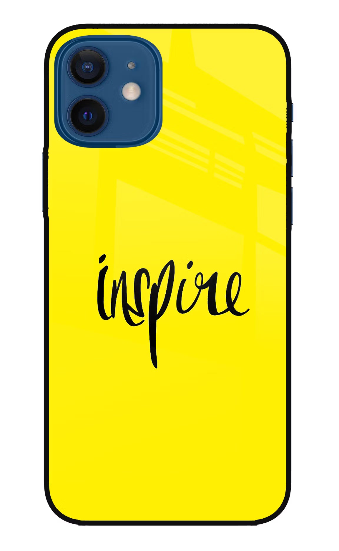 Inspire iPhone 12 Glass Case Back Cover by Casekaro