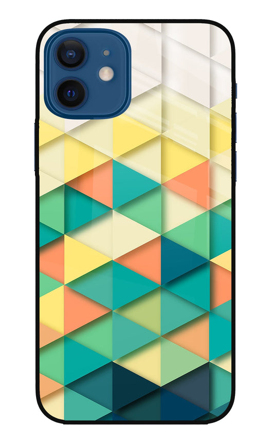 Abstract iPhone 12 Glass Case