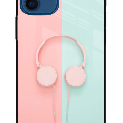 Music Lover iPhone 12 Glass Case Back Cover by Casekaro