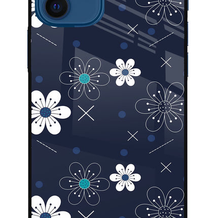 Flowers iPhone 12 Glass Case