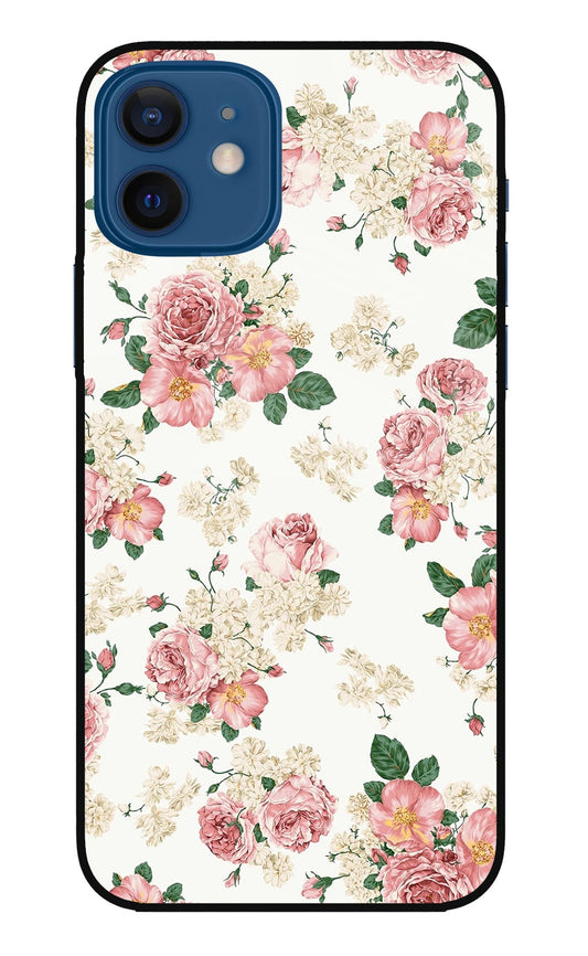 Flowers iPhone 12 Glass Case