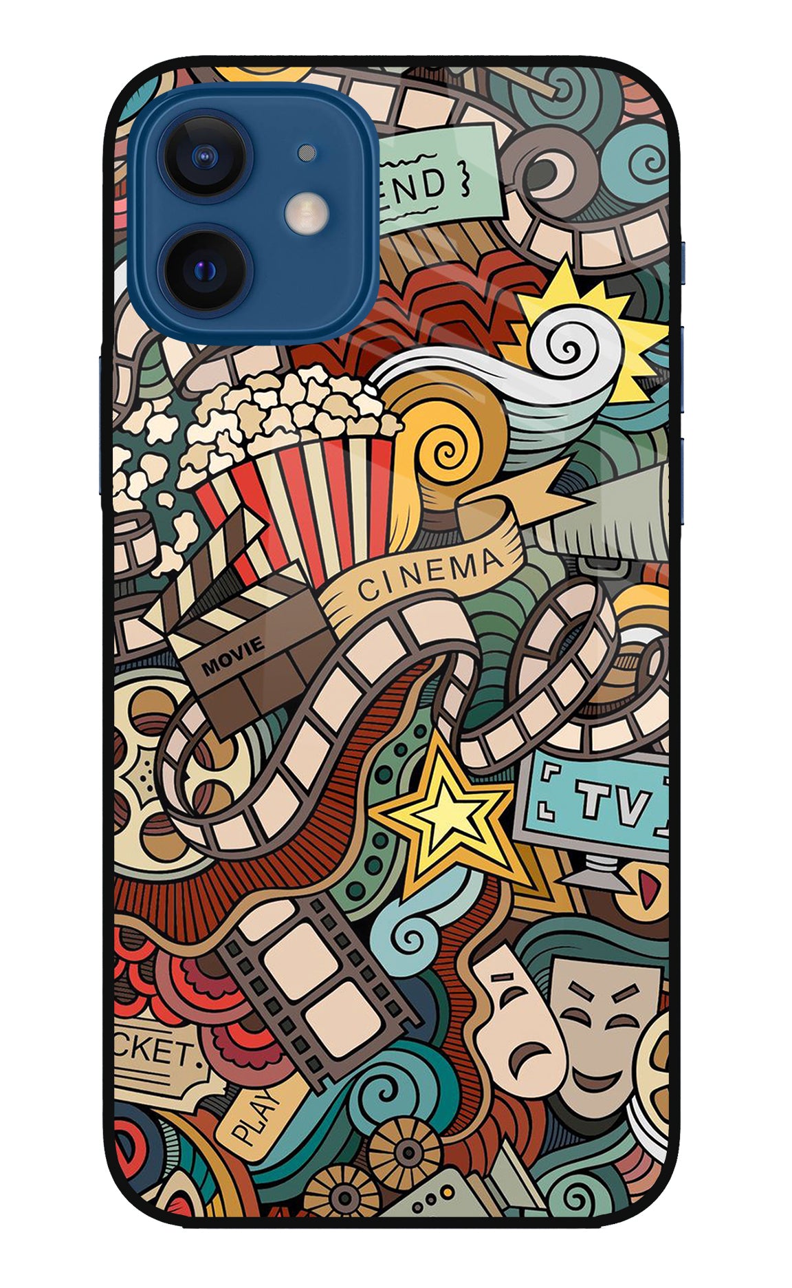 Cinema Abstract iPhone 12 Back Cover