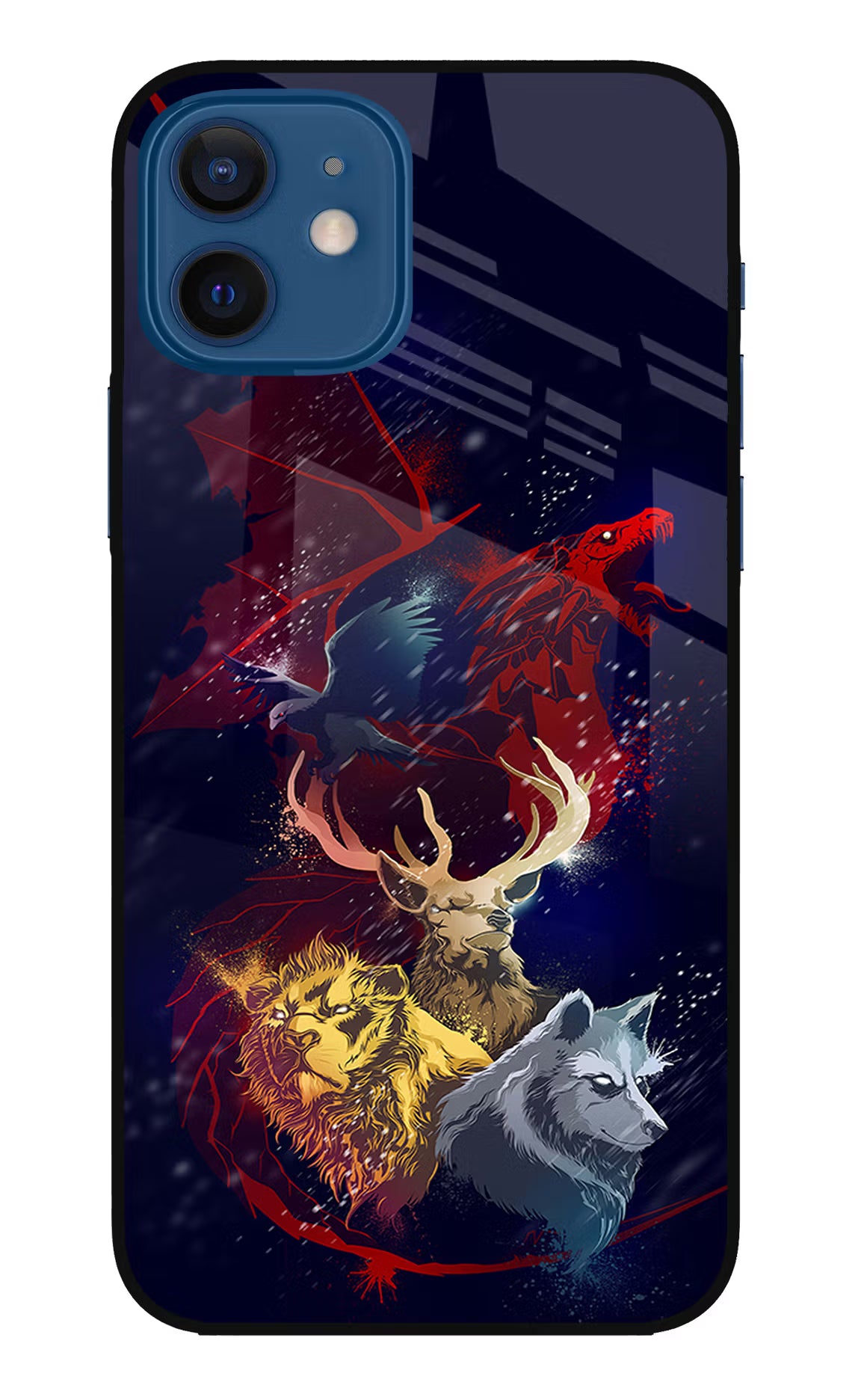 Game Of Thrones iPhone 12 Glass Case Back Cover by Casekaro