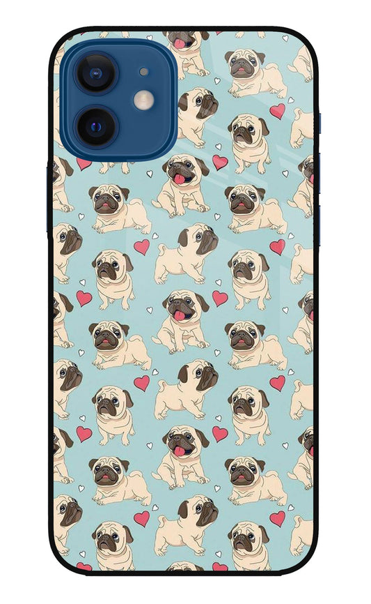 Pug Dog iPhone 12 Glass Case