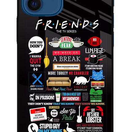 FRIENDS iPhone 12 Glass Case Back Cover by Casekaro