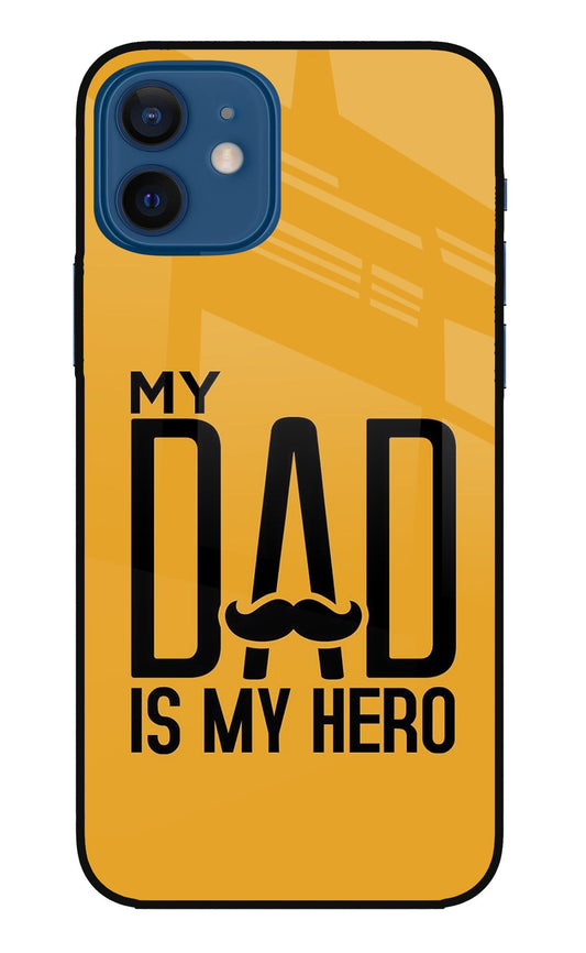 My Dad Is My Hero iPhone 12 Glass Case