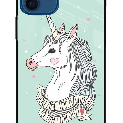 Unicorn Wallpaper iPhone 12 Glass Case Back Cover by Casekaro