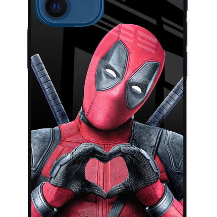 Deadpool iPhone 12 Glass Case