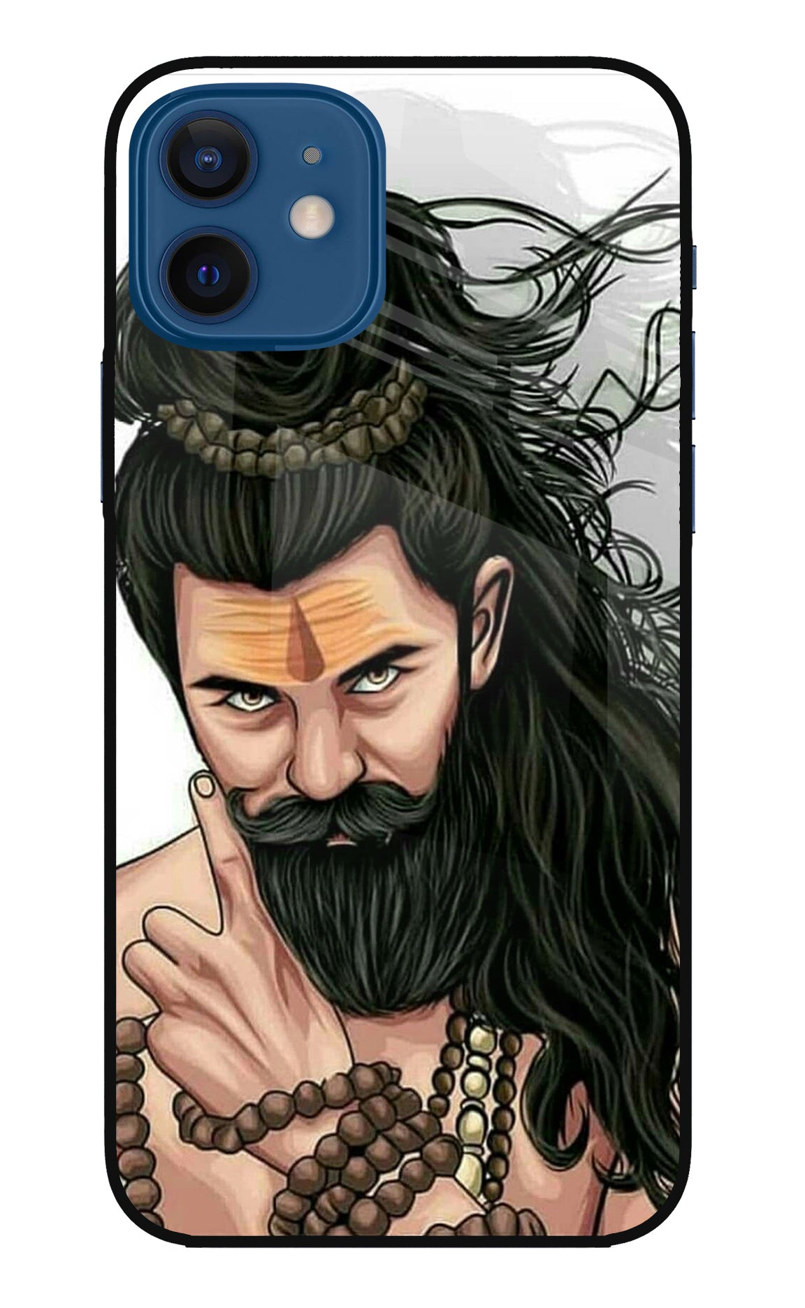 Mahadev iPhone 12 Glass Case