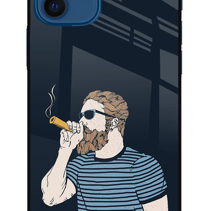 Smoking iPhone 12 Glass Case