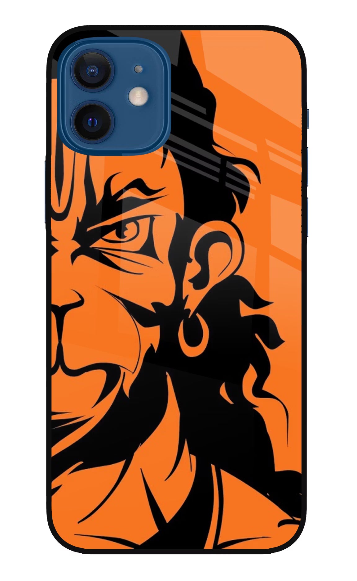 Hanuman iPhone 12 Glass Case Back Cover by Casekaro