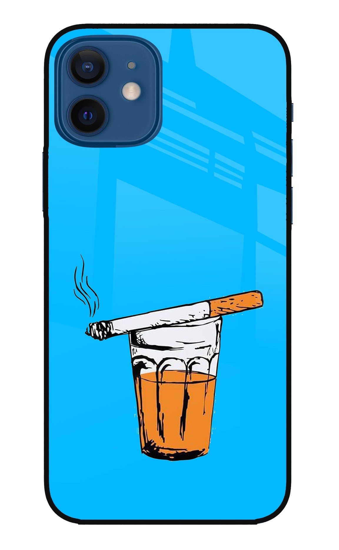 Chai Sutta iPhone 12 Glass Case