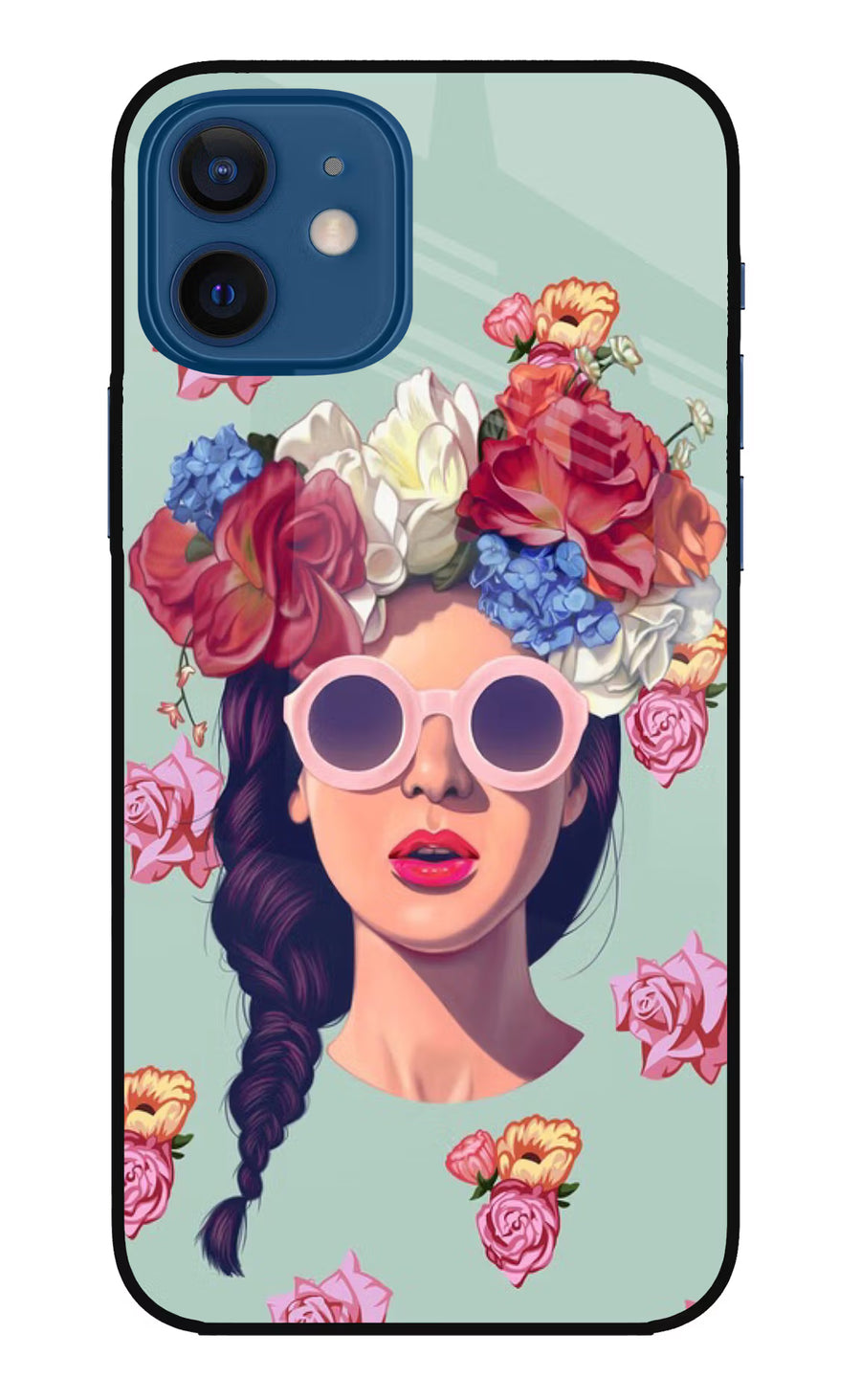 Pretty Girl iPhone 12 Back Cover, Metal case