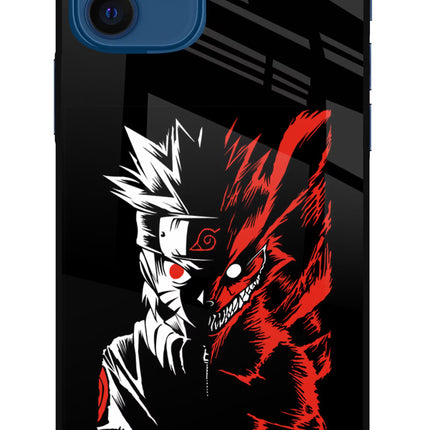 Naruto Two Face iPhone 12 Glass Case
