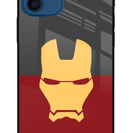 Ironman iPhone 12 Glass Case Back Cover by Casekaro