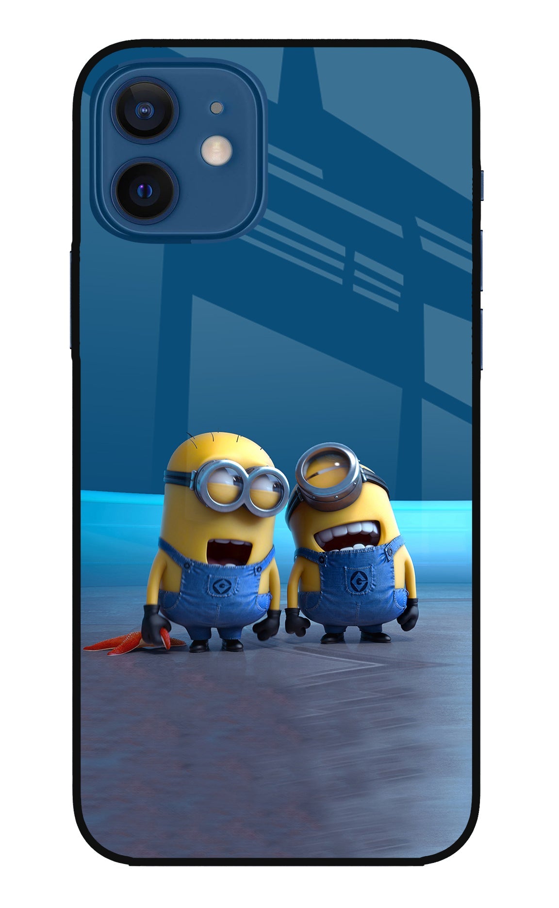 Minion Laughing iPhone 12 Back Cover