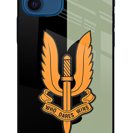 Balidan Logo iPhone 12 Glass Case Back Cover by Casekaro