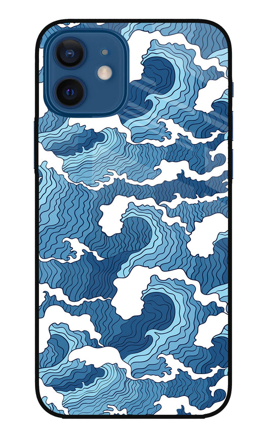 Blue Waves iPhone 12 Glass Case