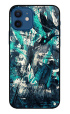 Artwork iPhone 12 Glass Case Back Cover by Casekaro