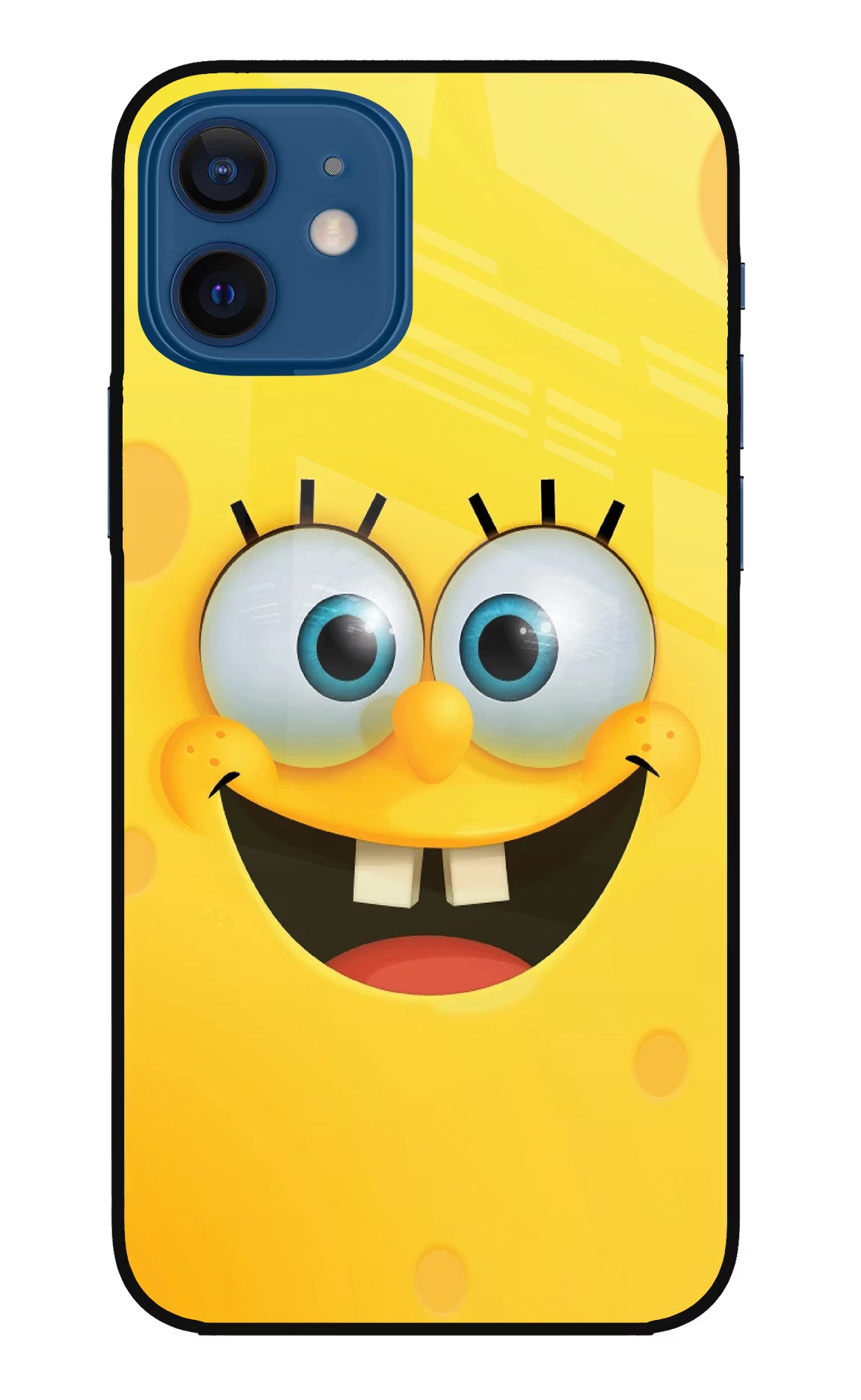 Sponge 1 iPhone 12 Glass Case Back Cover by Casekaro