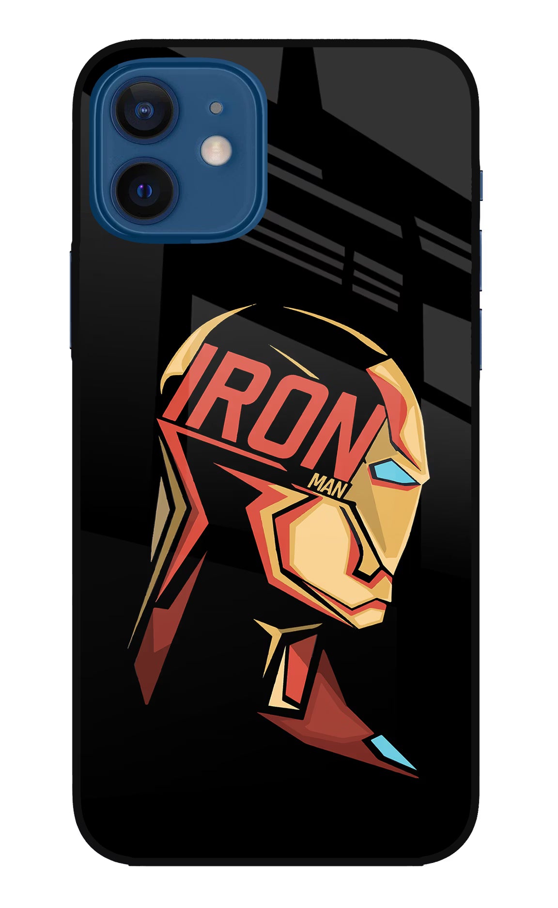 IronMan iPhone 12 Glass Case Back Cover by Casekaro