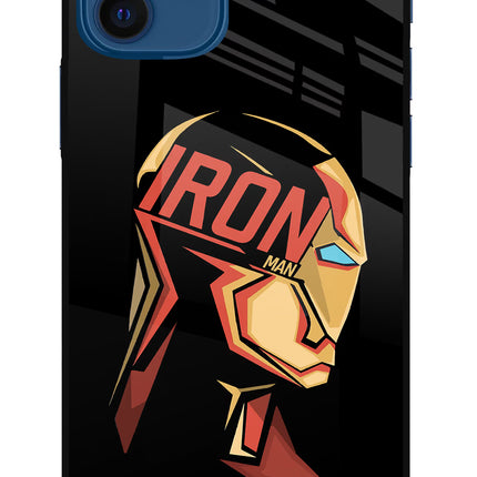 IronMan iPhone 12 Glass Case Back Cover by Casekaro