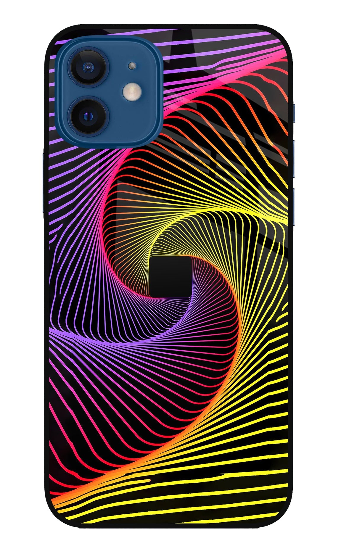 Colorful Strings iPhone 12 Glass Case